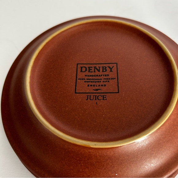 Cup and Saucer Sets, Denby England Blue Juice Berry 3 sets, six pieces. - Picture 10 of 10